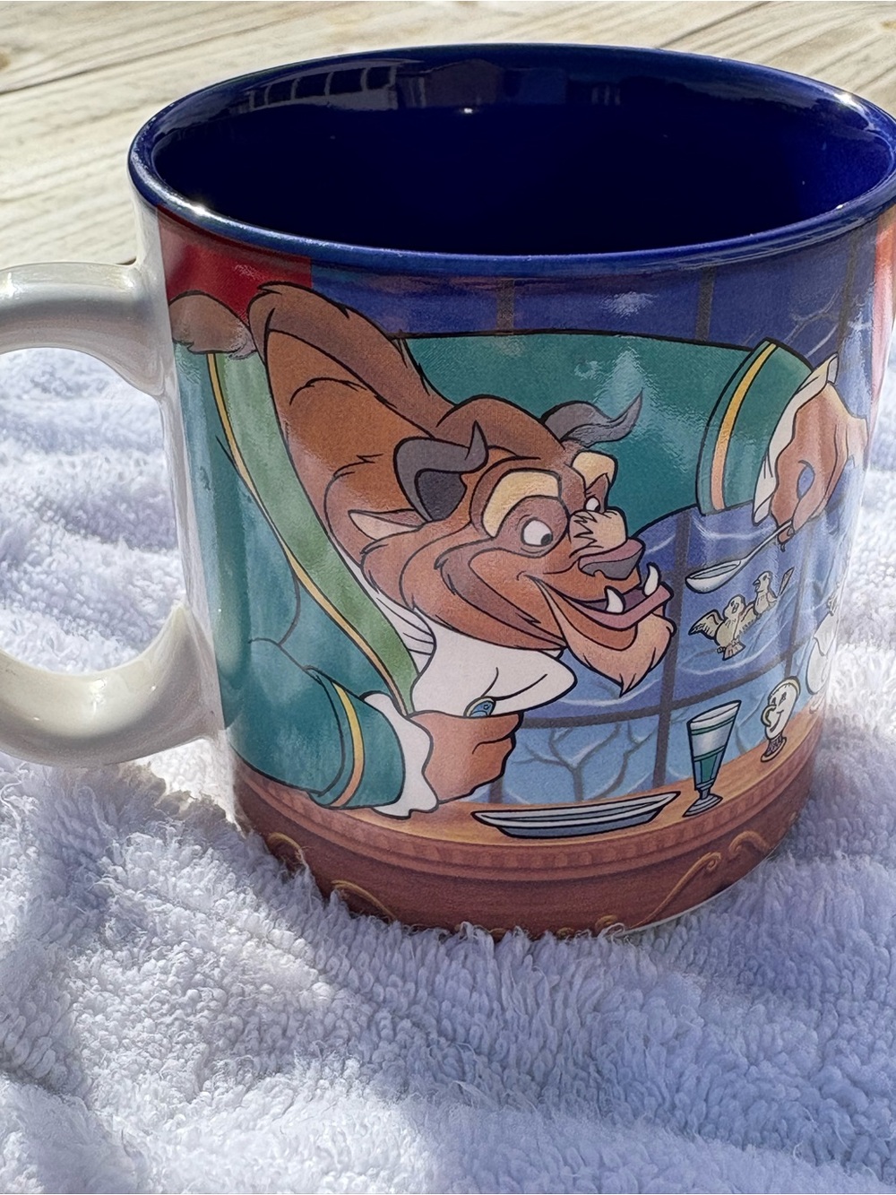 Disney Blue Beast Character Ceramic Mug